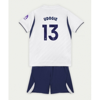 Tottenham Hotspur Destiny Udogie #13 Maglia Gara Casa Repliche 2026-27 Bambino Maniche Corte
